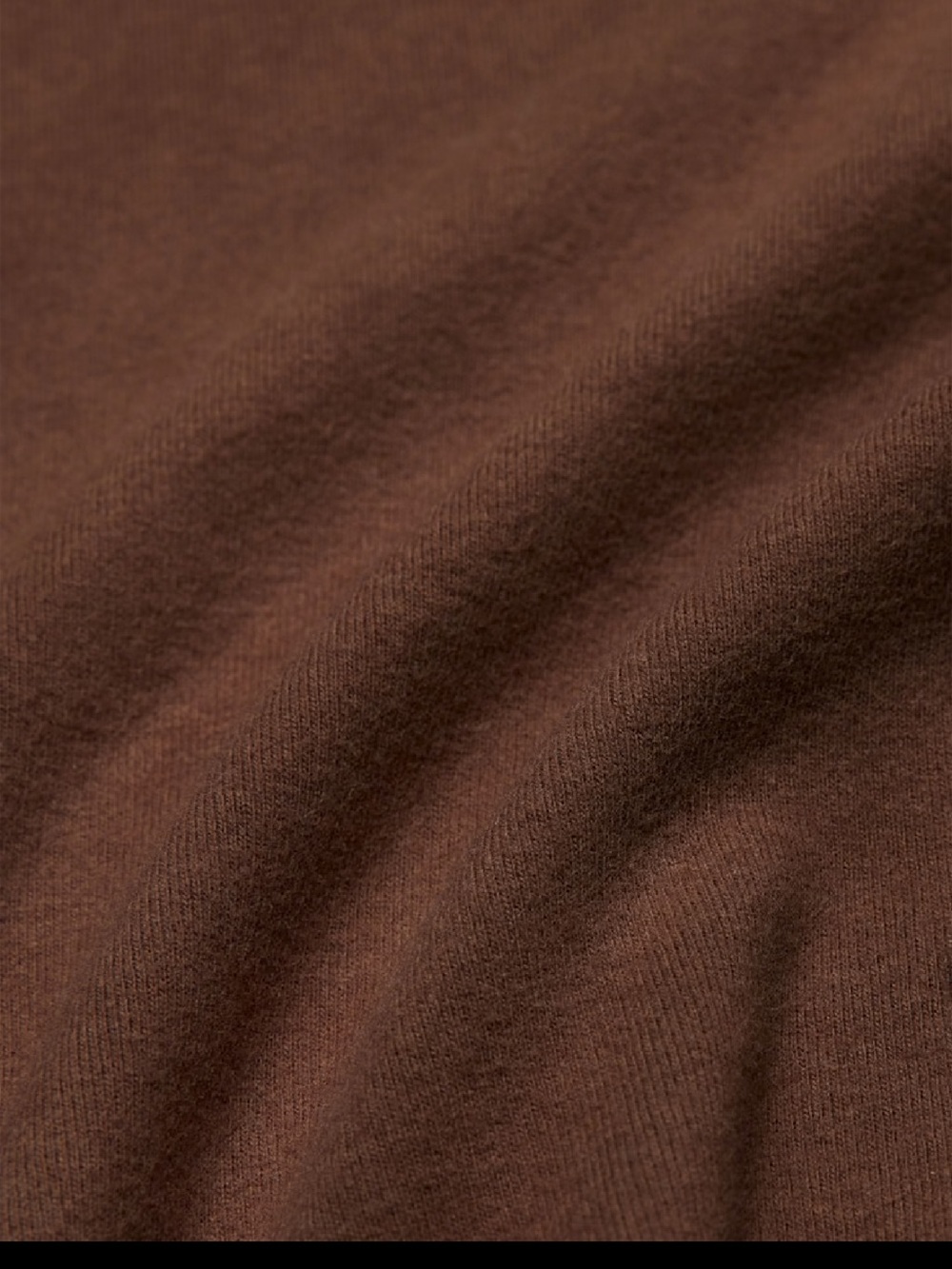 Aritzia Sunday Best Little Ribbed Hip brown T-shirt - Picture 4 of 7